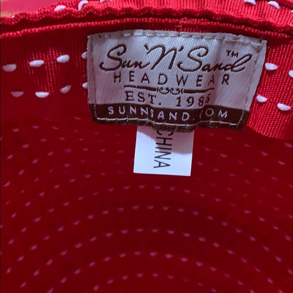 π SOLD white stitching sun hat π - Picture 3 of 3
